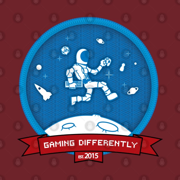 Gaming Differently Astronaut Patch by Mojox57x