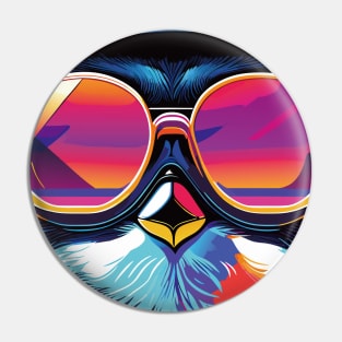 Shades of Cool: A Stylish Penguin in Sunglasses Pin