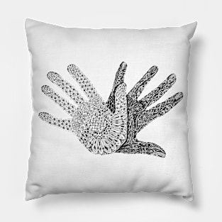 hand in hand Pillow