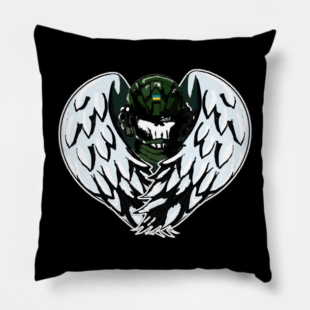 Ukrainian GuardianAngel Pillow by Kyradem