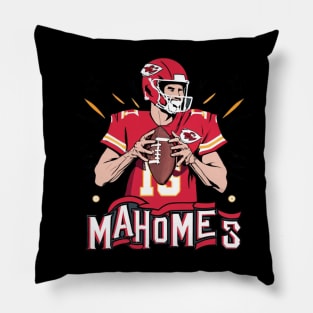 mahomes football chiefs design Pillow