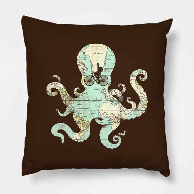 All Around the World Pillow by enkeldika2