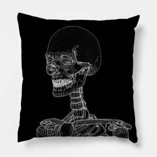 Vector Skeleton Pillow