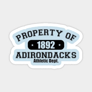 Property of Adirondacks Athletic Dept. Light Shirts Magnet