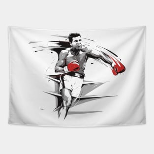 Ali Boxing Legend Tapestry