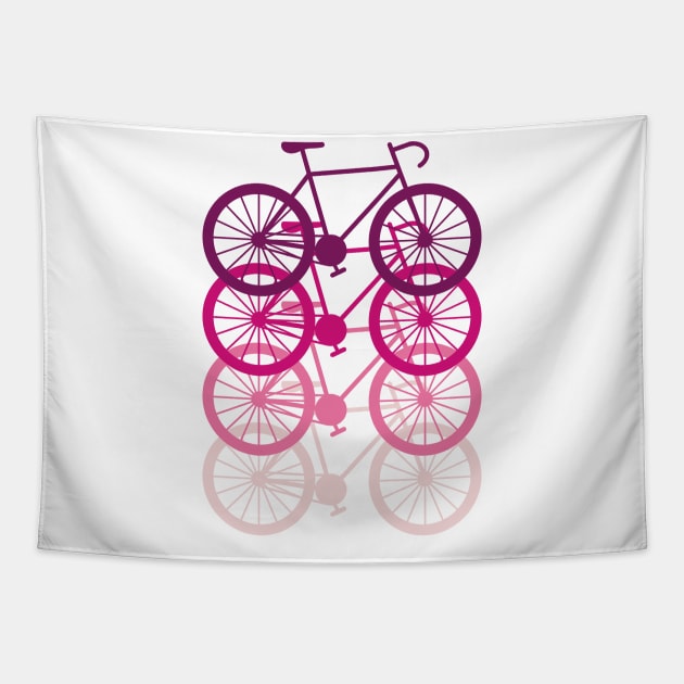 Bikes Pink Tapestry by Ldgo14