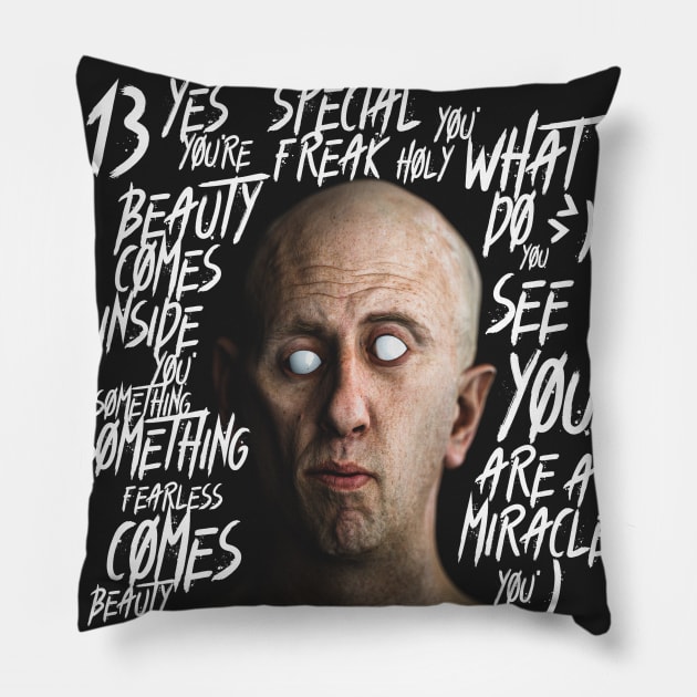 Freak on a Leash Pillow by LeonidNikolaev