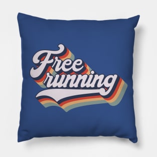 Free running vintage style Pillow
