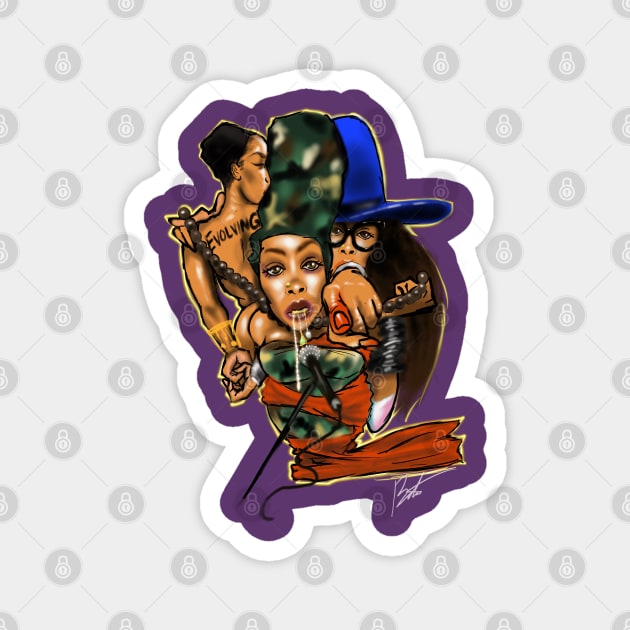 Baduizm Magnet by Timzartwork