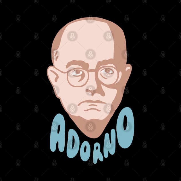 Theodor Adorno Face by isstgeschichte