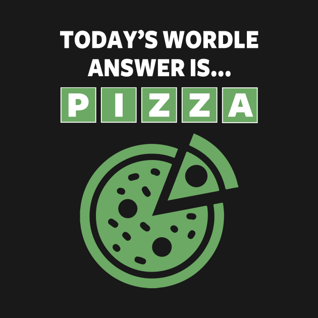 Today’s Wordle Answer Is Pizza by Damsloiu