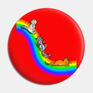 Rainbow Slide of Happiness Pin