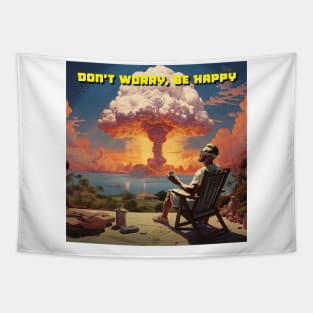 Don't Worry, Be Happy - Design 2 Tapestry