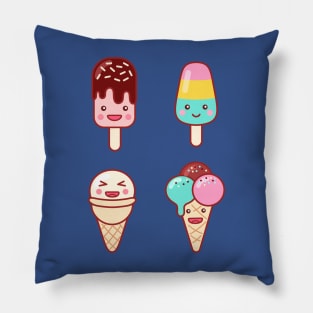 Ice Cream Emoji Medley #2 Pillow