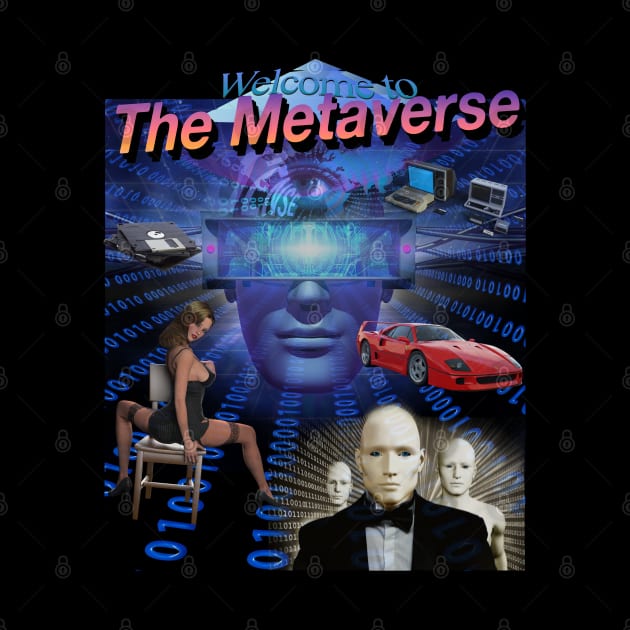 Welcome To The "M e T a V e R $ E" Epic Virtual Reality Computer Technology Social Network Artificial Intelligence Simulation Internet Website Floppy Disc Beta Testing Program Initiative by blueversion