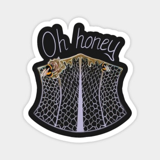 Oh Honey Golden Corset Magnet