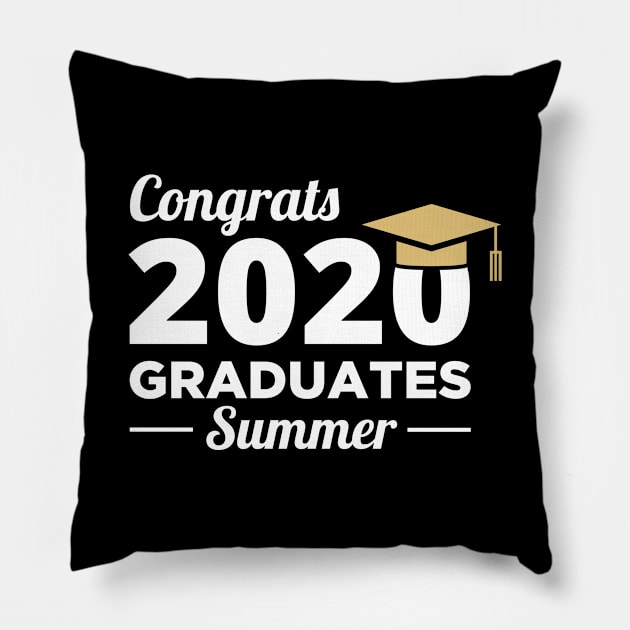 Congrats 2020 Graduates Summer Pillow by PatelUmad