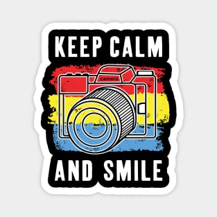 keep calm and smile Magnet