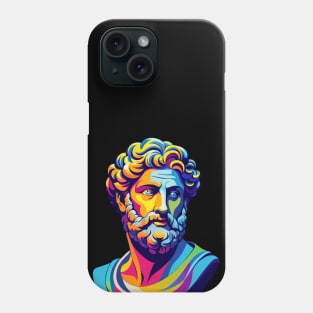 Head of Michelangelo's Homer in pop art style Phone Case