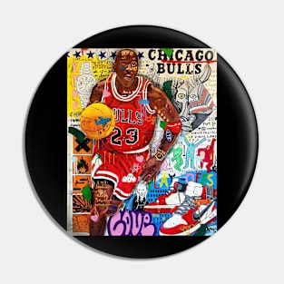 BASKETBALLART -CHICAGO 23 Pin