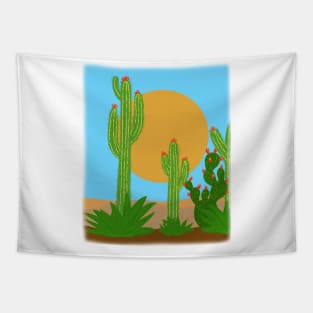 desert scene Tapestry