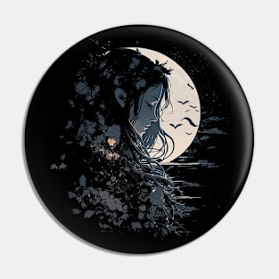 Midnight Goddess Pin