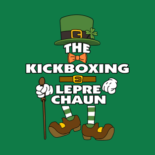 The Kickboxing Leprechaun St Patrick's Day Celebration Matching Outfits Group Attire T-Shirt