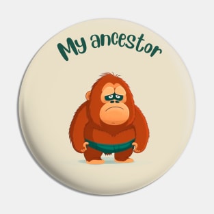 My Ancestor Monkey Pin