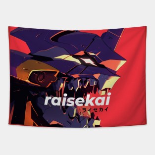 Cyborg Head Robot bz Raisekai Tapestry