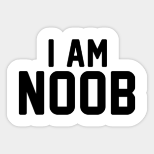 Noob Stickers Teepublic