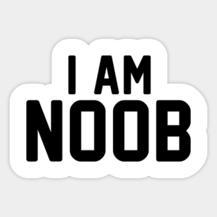 Noob Stickers Teepublic - anti noob sign roblox