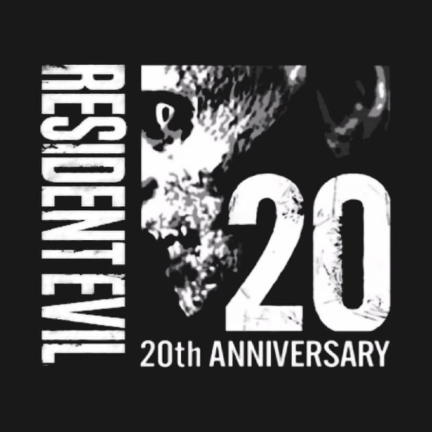 Resident Evil - 20th Anniversary With Anniversary Text by Gekidami