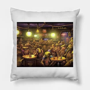 Alien Slum Bar Pillow