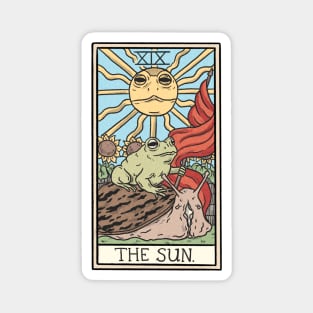 The Sun Toad Tarot Magnet