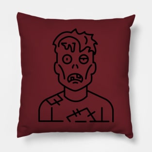 Zombie tshirt Pillow