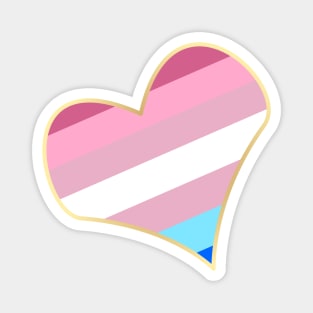 Bigender Heart Magnet