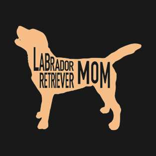 Labrador Retriever Yellow Lab Dog Mom T-Shirt