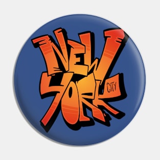 new york graffiti Pin