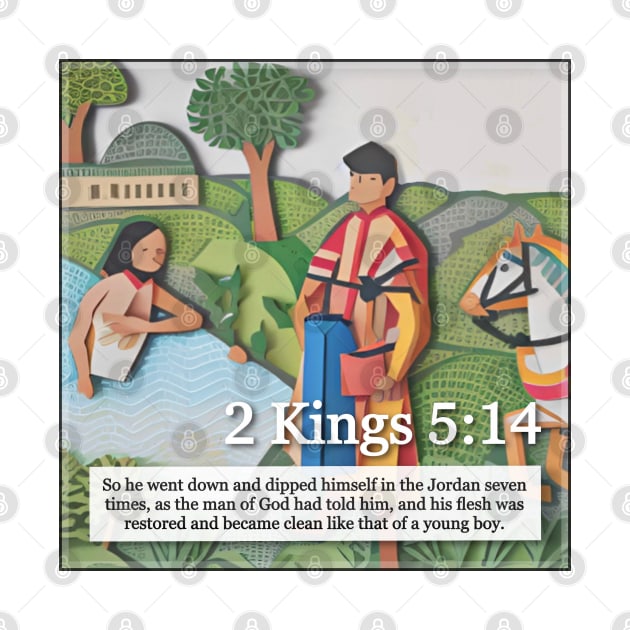 2 Kings 5:14 by Bible Verses by Deb