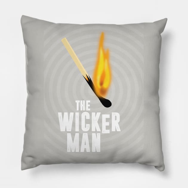 The Wicker Man - Alternative Movie Poster Pillow by MoviePosterBoy