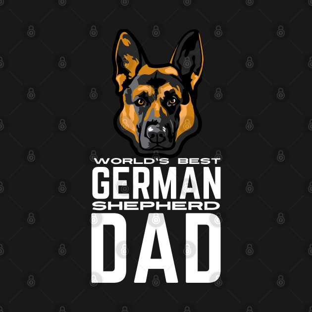 World's Best German Shepherd Dad by Outfit Clothing