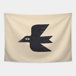 Minimal Blackbird No. 1 Tapestry