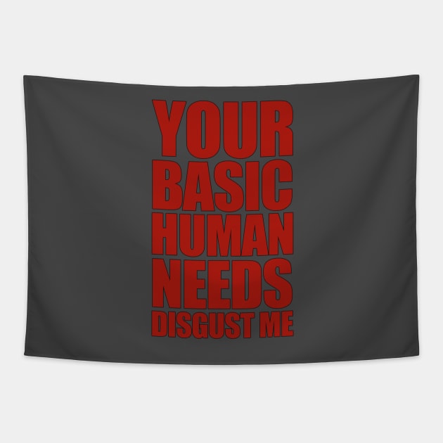 Your Basic Human Needs Tapestry by AndysocialIndustries