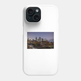 The Melbourne skyline from Princess Bridge, Victoria, Australia. Phone Case