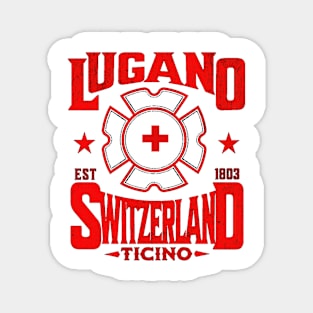 Lugano Switzerland Magnet