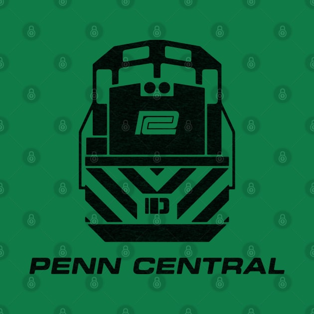 Penn Central Railroad Train Engine by Turboglyde