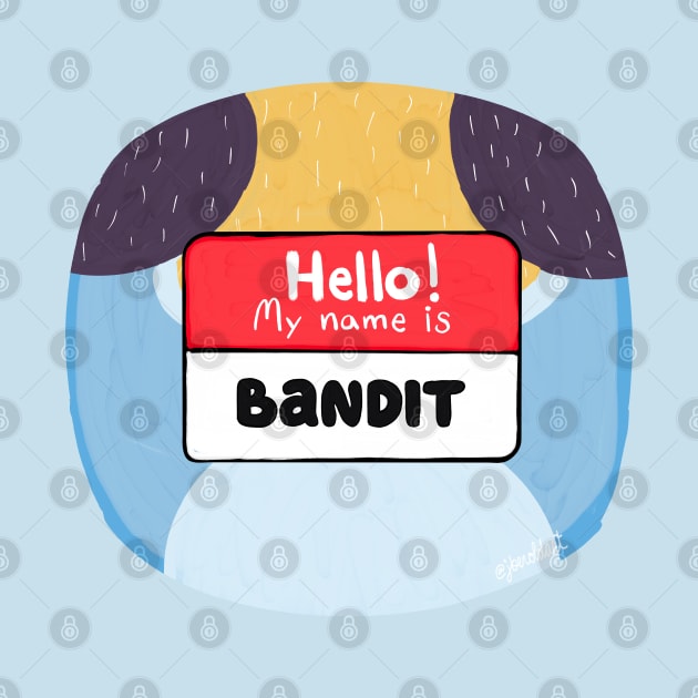 Bandit Name Tag by jberoldart