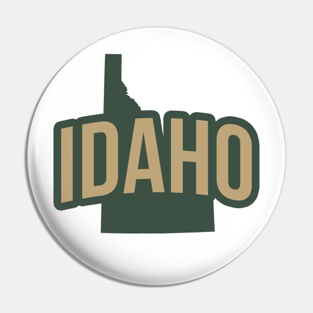 Idaho State Pin by Novel_Designs