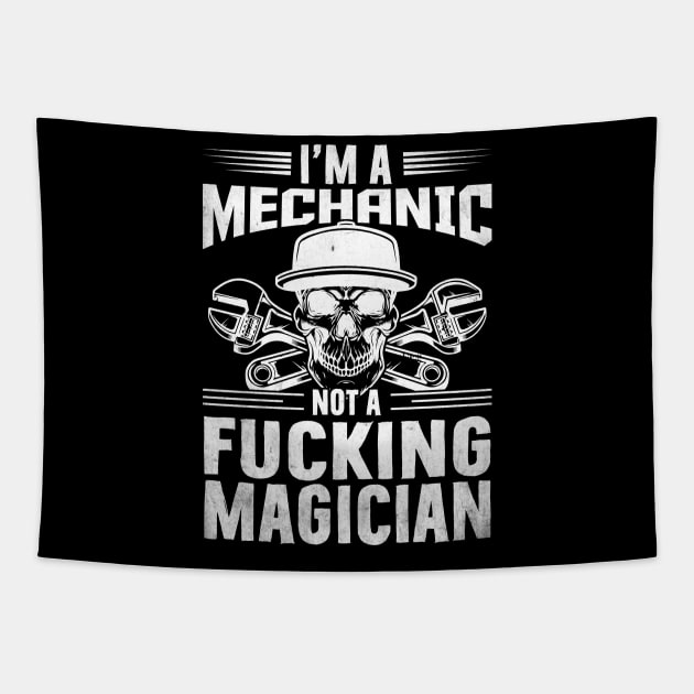 I'm mechanic not fucking.. Tapestry by Tee-hub