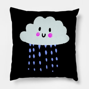 Cloud Rain Smile Cartoon Funny Pillow